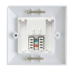 Lanview CAT6 Faceplate Single Gang UK